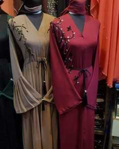 Caftan traditionnel musulman, de couleur bleue, pour travail à la main, nouveau modèle marocain, livraison gratuite - Product Image 1