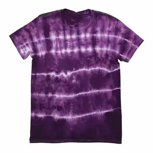 USA Summer New Fashion designs 3d printed tie dye t shirt stock tie dye t shirt supplier factory directly sale Made in pakistan