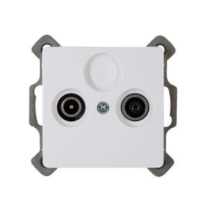 Presa Antenna Kopp Paris TV/RF Bianco Artico Incassata - Product Image 1