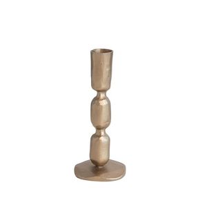 Portavelas de metal de inspiración antigua de primera calidad con detalles intrincados, ideal para crear centros de mesa de boda atemporales - Product Image 6