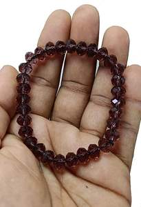 Bracelet en cristal d'obsidienne fumée perles rondes à facettes pierre cristal pierres précieuses bijoux de mode hommes et femmes cadeau énergie - Product Image 5