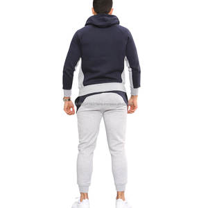 Survêtements streetwear à capuche pour hommes, personnalisés OEM, en coton 100% de haute qualité, délavés à l'acide, couleur unie, épais, collection hiver 2026, vente en gros - Product Image 2