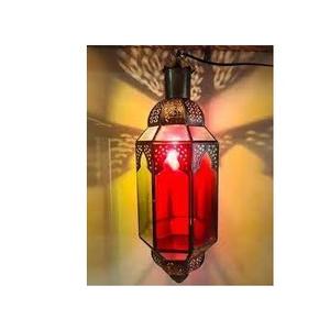 Vaisselle Classique Lanterne Fabriquée À La Main Brillant Fini En Métal Lanterne Ramadan Décoration De La Maison Bougie Lumière Lampe - Product Image 4