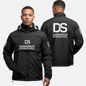 Veste coupe-vent à capuche pour homme, légère, confortable, de haute qualité, pour l'hiver, col montant, service OEM, vente en gros - Product Image 6