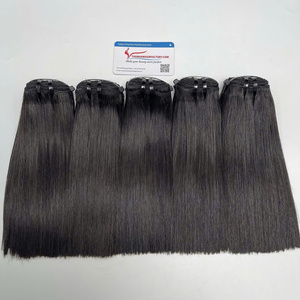 Paquetes de cabello de trama corta Extensiones de cabello humano vietnamita Extensiones de cabello de trama Hacer pelucas Bob - Product Image 1