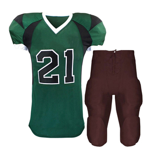 Conjunto de Uniforme de Fútbol Americano Unisex de Talla Grande con Diseño de Logotipo Personalizado, Transpirable, 100% Poliéster, Manga Larga, Hecho en Pakistán - Product Image 1