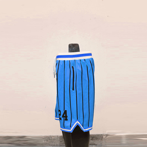 กางเกงขาสั้นผ้าโพลีเอสเตอร์สำหรับผู้ชายกางเกงวิ่งออกกำลังกายเล่นฟิตเนสยิมบาสเก็ตบอล - Product Image 6