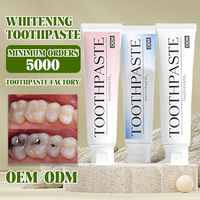 Les fabricants chinois éclaircit élimine les taches réparation gencives endommagées menthe fluorure basique propre brillant dentifrice