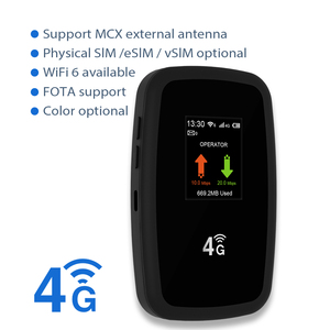 Xách Tay 3900MAh Mini Wifi <span class=keywords><strong>Router</strong></span> 4G Sim Thẻ Di Động Hotspot Chức Năng Tường Lửa Tối ưu 300Mbps LAN Pocket-Kích Thước 4G esim <span class=keywords><strong>Router</strong></span> - Product Image 2