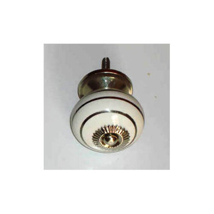 Stylish Ceramic <b>Pull</b> Knobs Quality <b>Gold</b> Dresser Wardrobe Handles Designer <b>Drawer</b> <b>Pulls</b> for Kitchen Use Competitive Export 2025 - Product Image 2