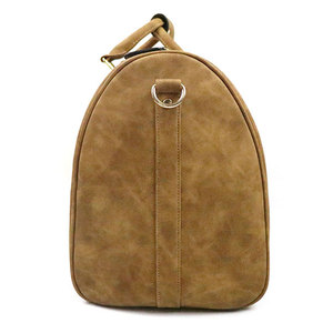 Bolsa de deporte de lona de cuero de 30 pulgadas para gimnasio con forro de lona, cierre de cremallera, para viajes de fin de semana, para llevar durante la noche, bolso de lona individual - Product Image 6