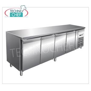 Équipement de réfrigération pour cuisine commerciale Forcar G-SNACK4100TN, 4 portes, 449 L Temp. Modèle ventilé de classe C -2/+8C - Product Image 3