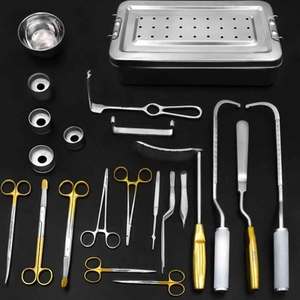 Ensemble d'instruments de chirurgie mammoplastie 21 pièces en acier inoxydable de qualité chirurgicale manuelle autoclavable de haute qualité nouveau - Product Image 1