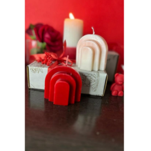 Vela Decorativa Radiante Doble, Vela de Cera para el Día de San Valentín, para el Hogar y Ocasiones Especiales, al Mejor Precio - Product Image 3