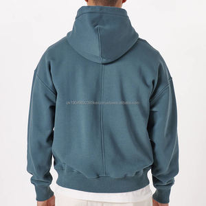 Fabricants de sweats à capuche à épaules tombantes personnalisés, sweats à capuche épais et amples 100% coton, streetwear surdimensionné, sweat à capuche de 500 g/m² - Product Image 1