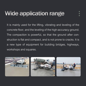 Productos de China Máquinas de nivelación de tierras láser Precio de fábrica Máquina de construcción Equipo de acabado de hormigón Máquina de regla láser - Product Image 6