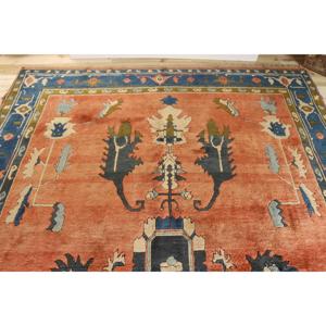 Tapis turc vintage 7,7x11 pi (235x335 cm), tapis en laine rouge - Product Image 3
