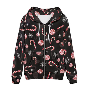 Pull à capuche à fermeture éclair oversize pour homme, coupe ajustée, streetwear - Product Image 5