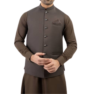Alta calidad precio razonable ropa de hombre indio chaleco vendedor superior Mehndi y ropa Formal chaleco sin mangas chaleco para hombres - Product Image 4