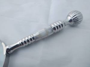 Loupe de poche de haute qualité, cadre en métal, poignée, lentille en verre optique pour lire des livres, des journaux, des loisirs - Product Image 4