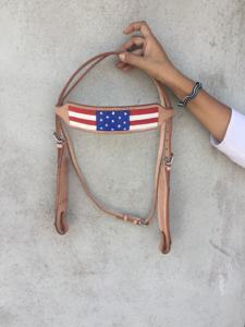 Fancy Decorative Jumping Horse Brida con banda extraíble para las cejas Diseño de camuflaje de moda - Product Image 4