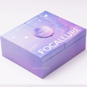 กล่องใส่น้ำหอมเปิดได้สองประตูกระดาษแข็งแข็งเคลือบแบบออกแบบได้ตามต้องการ - Product Image 1