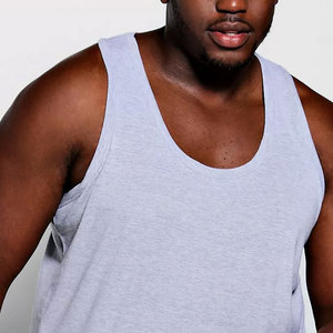 Camisetas sin mangas de talla grande para hombre de algodón 100%, cómodas y transpirables, estilo informal de secado rápido - Product Image 5