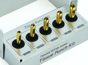 Outils d'implant dentaire de fraises de poinçon de tissu enduites de titane - Product Image 2