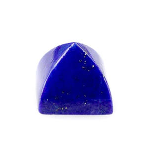 Lapis Lazuli หินอัญมณีพีระมิดเจียระไน5X5มม.,อัญมณีทรงโค้งสีฟ้า Lapis เหมาะสำหรับจี้วงแหวน - Product Image 1