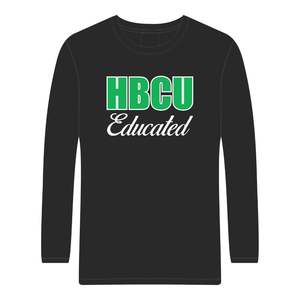 เสื้อยืดแขนยาวผ้าฝ้าย 100% ปักลายเชนิลล์ สำหรับชมรมนักศึกษาเชื้อสายดำ HBCU  ลาย Divine Nine Apparel แบบสั่งทำ - Product Image 2