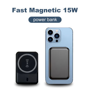 Grossiste d'Usine Mini Power Bank Magnétique 5000mAh pour <span class=keywords><strong>iPhone</strong></span> Android, <span class=keywords><strong>Batterie</strong></span> <span class=keywords><strong>de</strong></span> Secours Portable, Charge Rapide, Qualité Fiable - Product Image 2