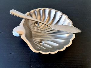 Venta al por mayor de plata de acero inoxidable en forma de concha para la cena dividida plateada/juego de platos plato que sirve a muy razonable - Product Image 3