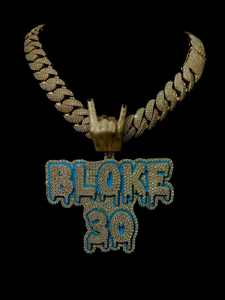 Colgante de Plata de Ley 925 único para hombre, colgante de nombre de letra personalizado con diamante de moissanita, colgantes y dijes de estilo Hip Hop Unisex - Product Image 5