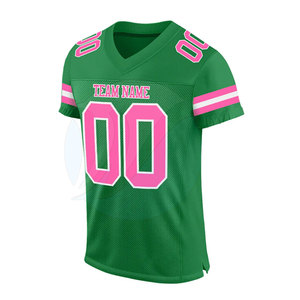 Nueva llegada profesional de fútbol americano Jersey de alta calidad de manga corta transpirable de talla grande diseño al por mayor - Product Image 3