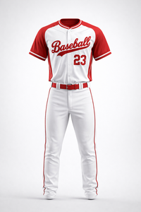 Vente en gros de maillots de baseball et uniformes 100% polyester, respirants et à séchage rapide, vêtements de sport imprimés de haute qualité sublimés - Product Image 3