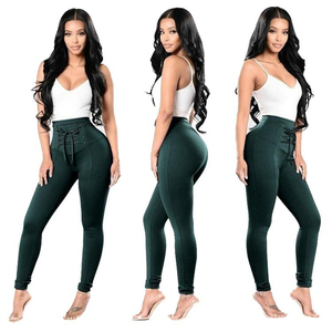 Vente en gros Qualité supérieure Leggings de fitness légers taille haute pour femmes Leggings de yoga pour femmes Leggings élastiques personnalisés - Product Image 2