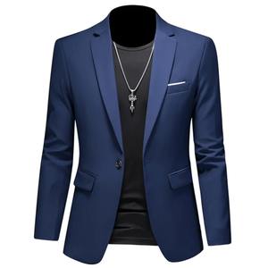 Traje de Hombre de Lana Antiarrugas, Personalización de Logotipo y Tallas - Product Image 1