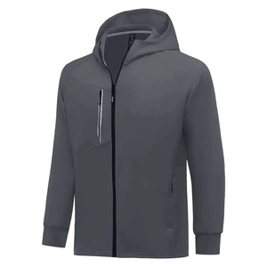 <b>Zip</b> Jacket With Hood Blank Wholesale Fleece <b>Zip</b> <b>up</b> Jacket Custom Men Fleece Jacket men waterproof - Product Image 2