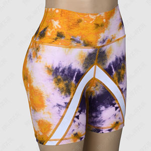 Blaze Fight Wear High Rise Yoga <b>Booty</b> Shorts Customized Hot Pink Fitness Biker <b>Leggings</b> Elastic Waist Solid Yoga <b>Leggings</b> - Product Image 2