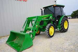 2023 Johnn Deere 5075E Mini Tractor 4WD/2WD Tractor para caminar 70HP 120HP 90HP 100HP Bomba de motor nominal Engranaje de caja de cambios-para granja - Product Image 2