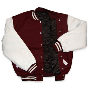 OEM personalizado hombres Letterman cuero genuino Chenille bordado béisbol bombardero chaqueta de invierno ropa de calle Varsity chaqueta - Product Image 6