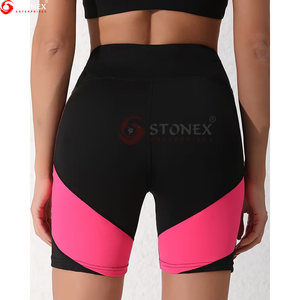 Shorts de Yoga para Mujer, Cintura Alta, Logotipo Personalizado, Cómodos, Antiencogimiento, Antibolitas, Transpirables, Impermeables, de Secado Rápido - Product Image 2