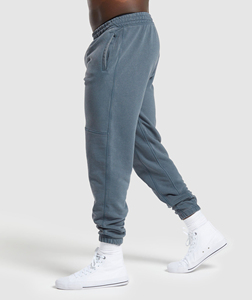 Top Selling Custom Men's Flared <b>Jogger</b> Track Pants Casual Baggy Sweat Trouser Elastic Waistband <b>Stacked</b> Sweatpants for Men's - Product Image 2