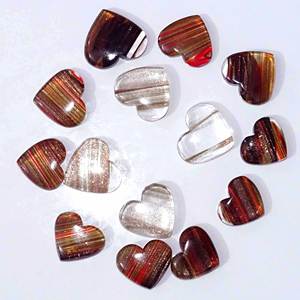 Venta al por mayor de corazones de ágata roja hechos a mano de cristal con cornalina MiNi corazón para decoración y regalos fengshui - Product Image 6
