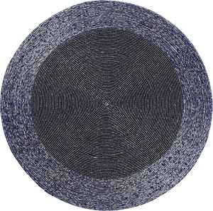 Posavasos de mesa de cristal de pulgadas con estilo elegante, juego de almohadillas de cuentas verdes hechas a mano, posavasos de pizarra duraderos y acogedores para el hogar - Product Image 1