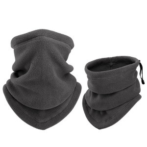 Cache-cou unisexe en polaire 100 % polyester avec cordon de serrage réglable pour l'hiver - Product Image 6