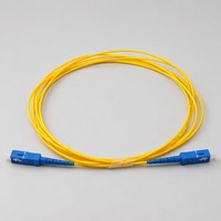 Câble optique personnalisé SC/UPC vers SC/UPC, cordon de brassage fibre optique SM G657A 9/125 2.0mm, gaine PVC LSZH, 1m 2m, pour FTTH