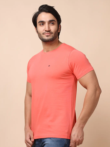 Camiseta elegante de media manga con cuello básico para hombre, cómoda, estilo versátil para todo el día, moda sin esfuerzo, patrón de estampado de algodón 100% - Product Image 5