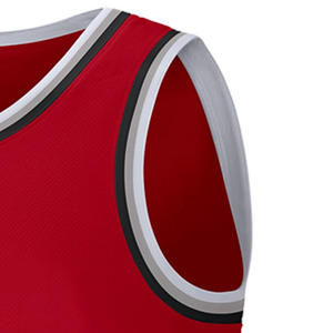 Camiseta de baloncesto transpirable con logotipo personalizado impreso de alta calidad/precios al por mayor Color sólido precios baratos camisetas de baloncesto - Product Image 6