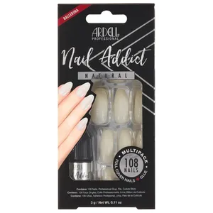 Uñas Postizas de Estilo Francés Nail Addict, Uñas de ABS Personalizadas, Paquete Múltiple de Bailarina para Damas con Pegamento, Muestra Gratis, Diseño de Tipo Falso - Product Image 1